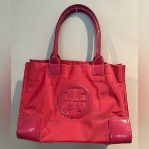 Tory Burch Medium Pink Nylon Tote